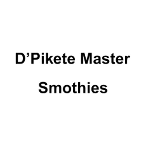 d pikete|Order D’Pikete Master Smothies .